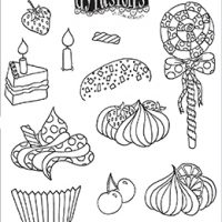 Dylusions Cling Stamps - Bake It Yourself (DYR80213)