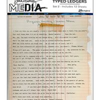 Dina Wakley MEDIA Papers - Typed Ledgers - Set 2 (MDA79040)