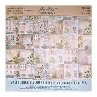 Tim Holtz - Paper Stack - Vellum 12"x12" - Wallflower (TH93148)