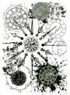 ScrapFX Collage Paper - Clocks (2021131)