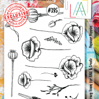 AALL and Create - Stamp - #395 - Papaver Poppies