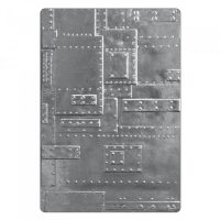 Sizzix 3D Texture Fades Embossing Folder - Foundry by Tim Holtz (662717)