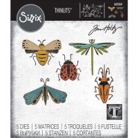 Sizzix Thinlits Die Set 5PK - Funky Insects by Tim Holtz (665364)