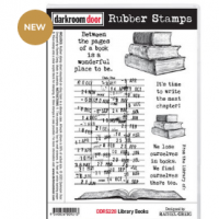 Darkroom Door - Rubber Stamp Set - Library Books (DDRS228)