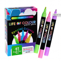 Life of Colour - Special Colour Paint Pens - Fine Tip