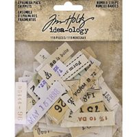 Tim Holtz Ideaology - Ephemera Snippets - Number Strips (TH94222)