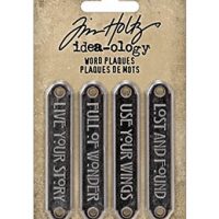 Tim Holtz Ideaology - Word Plaques (TH94246)