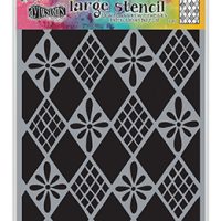 Dylusions Stencil - Diamonds Are Forever - Large (DYS75318)