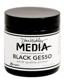 Dina Wakley Mediums - Black Gesso (large) (MDM41719)