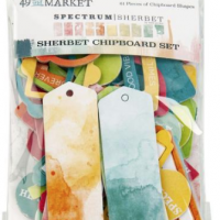 49&Market -  Spectrum Sherbet - Chipboard Set (SS36530)