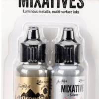 Tim Holtz - Alcohol Ink - Mixatives - Gold/Silver (TIM21247)