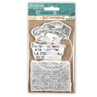 Stamperia HD Natural Rubber Stamp - Cosmos frog (WTKCCR04)