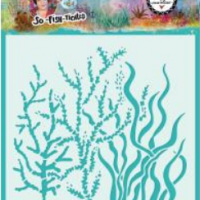 Studio Light - Art by Marlene - So-Fish-Ticated  - Seaweed Stencil (TMASK09)