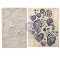 Finnabair Silicon Moulds - Steampunk Hearts (969448)