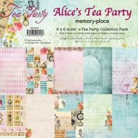 Asuka Studio - 6" x 6" Paper Pad - Alice's Tea Party (MP-60313)
