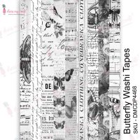 Dress My Craft - A4 Transfer Me Sheet - Butterfly Washi Tapes (DMCD4468)