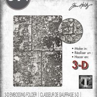 Sizzix 3D Texture Fades Embossing Folder - Industrious by Tim Holtz (665754)