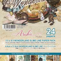 Asuka Studio - 3.5" x 8.5" Slimline Paper Pack - Wonderland (MP-60992)