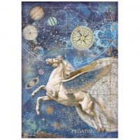 Stamperia A4 Rice paper -  Cosmos Infinity Pegasus (DFSA4721)