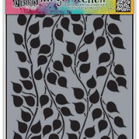 Dylusions Stencil - Leaf It Out - Large (DYS79804)