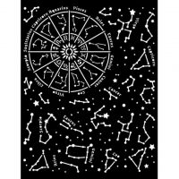 Stamperia Thick Stencil -  Cosmos Infinity constellation (KSTD116)