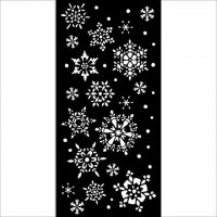 Stamperia Thick stencil - Christmas snowflakes (KSTDL71)