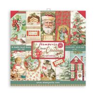 Stamperia Scrapbooking Pad 10 sheets 12" x 12" - Classic Christmas (SBBL74)