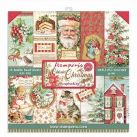 Stamperia Scrapbooking Pad 10 sheets 6"x6" - Classic Christmas ( SBBXS06)
