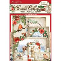 Stamperia Cards Collection - Romantic Home for the holidays (SBCARD14)