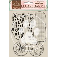 Stamperia Acrylic stamp - Create Happiness alphabet and numbers (WTK163)