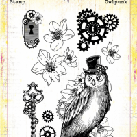BeeArty - Owlpunk - clear stamp