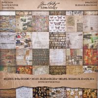 Tim Holtz Ideaology - Paper Stash - 8" x 8" - Collage (TH93054)