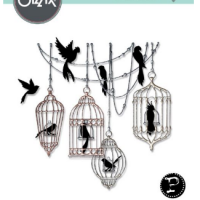 Sizzix Thinlits Die Set 18PK - Bird Cages by Pete Hughes (665036)