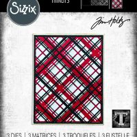 Sizzix Thinlits Die Set 3PK - Layered Plaid by Tim Holtz (666068)