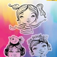 Studio Light - Art by Marlene - Mixed Up Collection - Clear Stamps - Nr. 288, My Girls (ABMMP288)