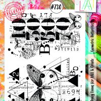AALL and Create – Stamp – #730 – Geometric Butterflies