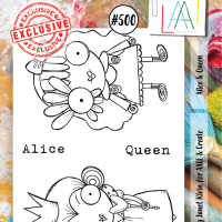 AALL and Create – Stamp – #500 - Alice & Queen
