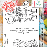 AALL and Create – Stamp – #613 - Cheshire Cat & Frog-Footman