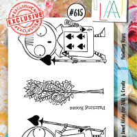 AALL and Create – Stamp – #615 - Painting Roses