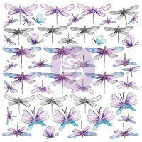 Prima Marketing - Aquarelle Dreams Collection - Acetate Ephemera - Dragonflies (659370)