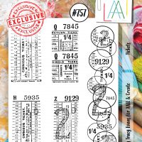AALL and Create – Stamp – #757 - Tickets