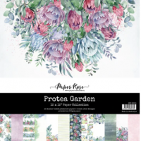 Paper Rose - Protea Garden Collection - 12x12 Paper Pad (28051)