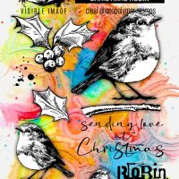 Visible Image – Stamp – Christmas Robin (VIS-CHR-01)