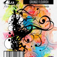 Visible Image – Stamp – Grunge Flourish (VIS-GRF-01)