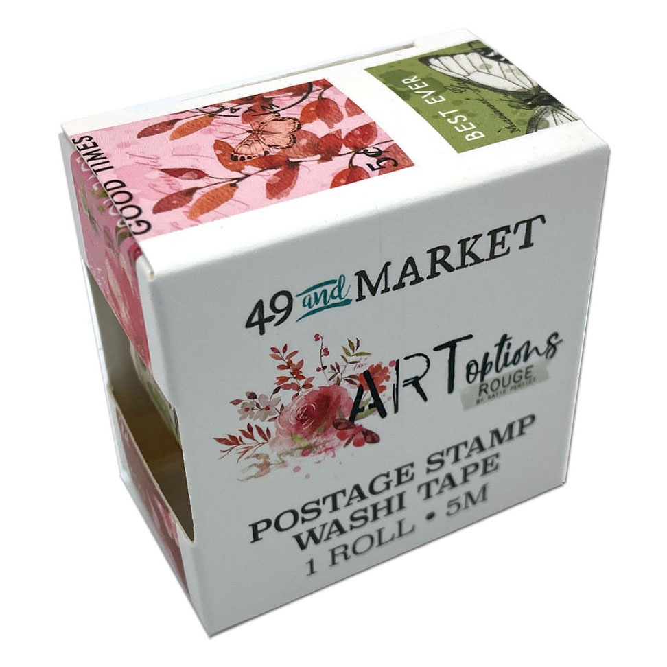 49&Market - ARToptions - Washi - Rouge - Postage Stamp (AOR39470)