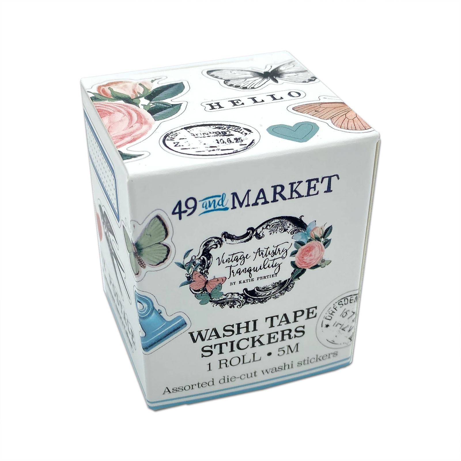 49&Market - Vintage Artistry - Washi Sticker Roll - Tranquility (VAT39784)