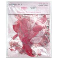 49&Market - Colour Swatch - Blossom - Acetate Leaves (CSB40155)