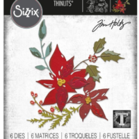 Sizzix Thinlits Die Set 6PK - Festive Bouquet by Tim Holtz (665565)