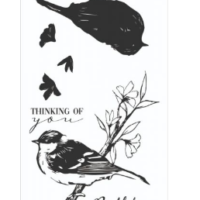 Sizzix Layered Clear Stamps 4PK - Summer Bird by Olivia Rose (665907)