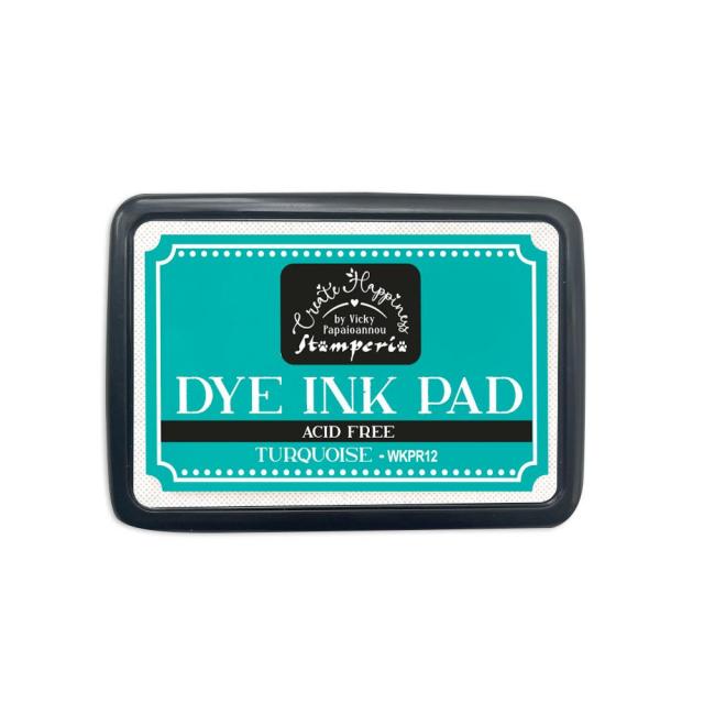 Stamperia Dye Ink Pad - Create Happiness - Turquoise (WKPR12)